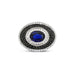 SAPPHIRE, BLACK AND WHITE DIAMOND DRESS RING (Thumbnail 1)