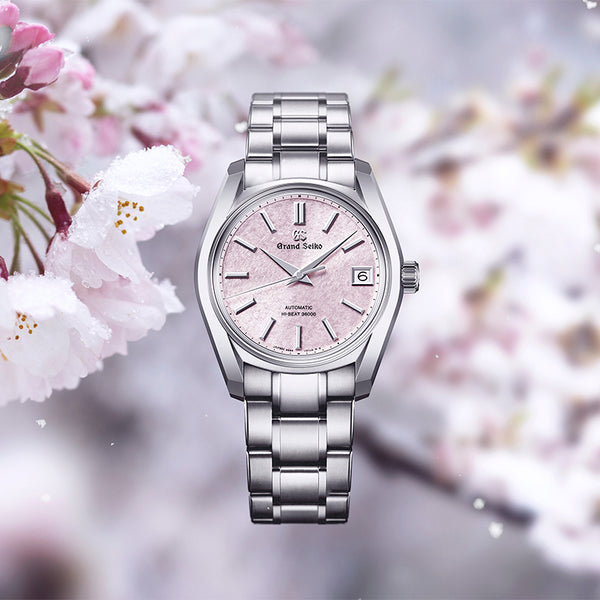 SBGH341 - GRAND SEIKO HERITAGE TITANIUM HI-BEAT TOHOKU CHERRY BLOSSOM (Image 3)