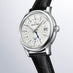 SBGM255- GRAND SEIKO ELEGANCE STEEL AUTOMATIC GMT WITH "SNOWDROP" DIAL ON CROCO STRAP 39.5MM. (Thumbnail 3)