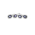 EMIL KRAUS 18CT WHITE GOLD MOTHER OF PEARL, BLACK ONYX AND DIAMOND DRESS STUDS (Thumbnail 1)