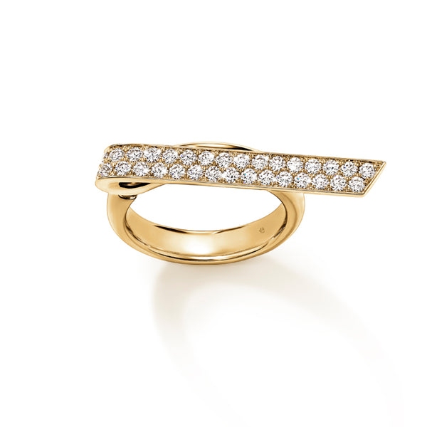 HEARTS ON FIRE INSIDE/OUT 18CT YELLOW GOLD DIAMOND FLIP RING (Image 2)