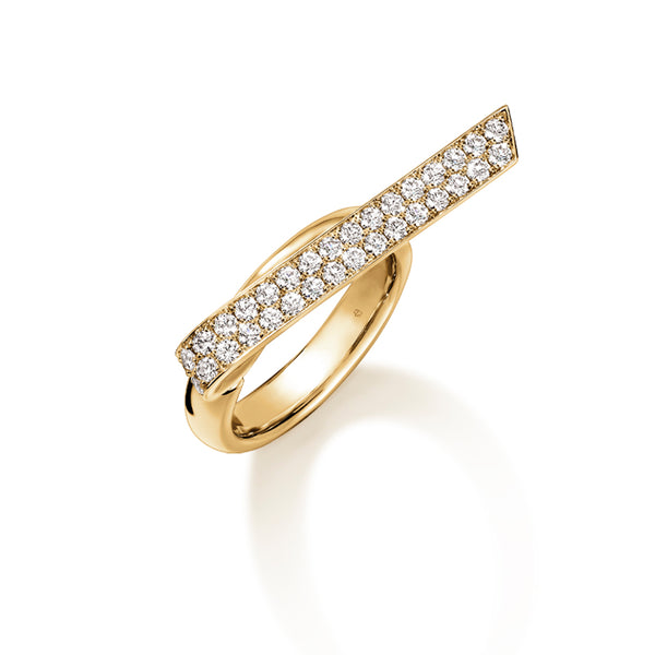 HEARTS ON FIRE INSIDE/OUT 18CT YELLOW GOLD DIAMOND FLIP RING (Image 3)