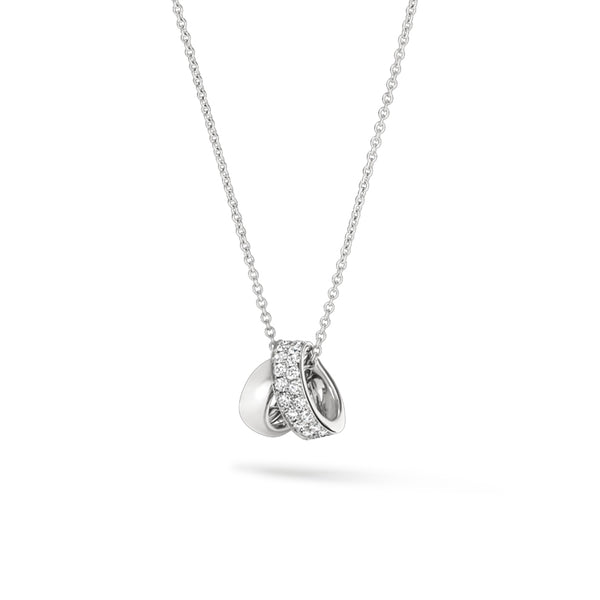HEARTS ON FIRE INSIDE/OUT 18CT WHITE GOLD MULTI-WEAR DIAMOND PENDANT (Image 2)