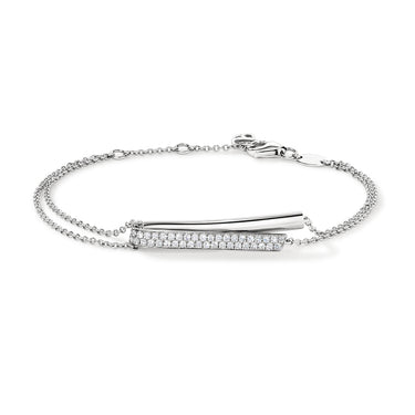 HEARTS ON FIRE INSIDE/OUT 18CT WHITE GOLD DIAMOND FLIP BRACELET