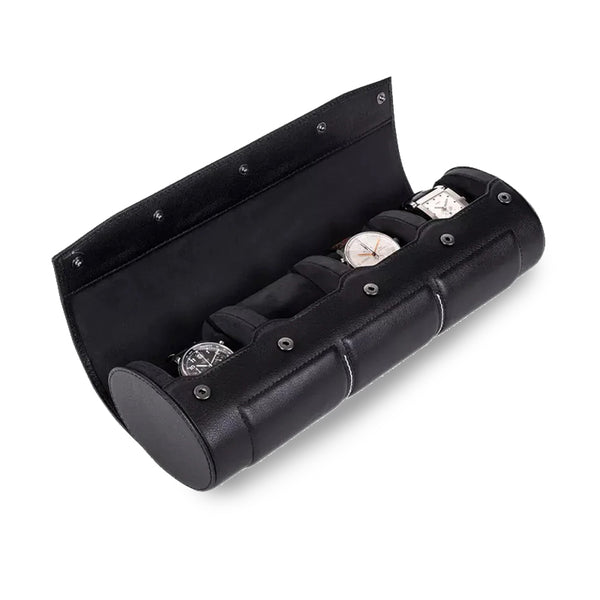 BUBEN & ZORWEG NITRO 4 BLACK ROLL WITH SILVER STITCHING (Image 1)