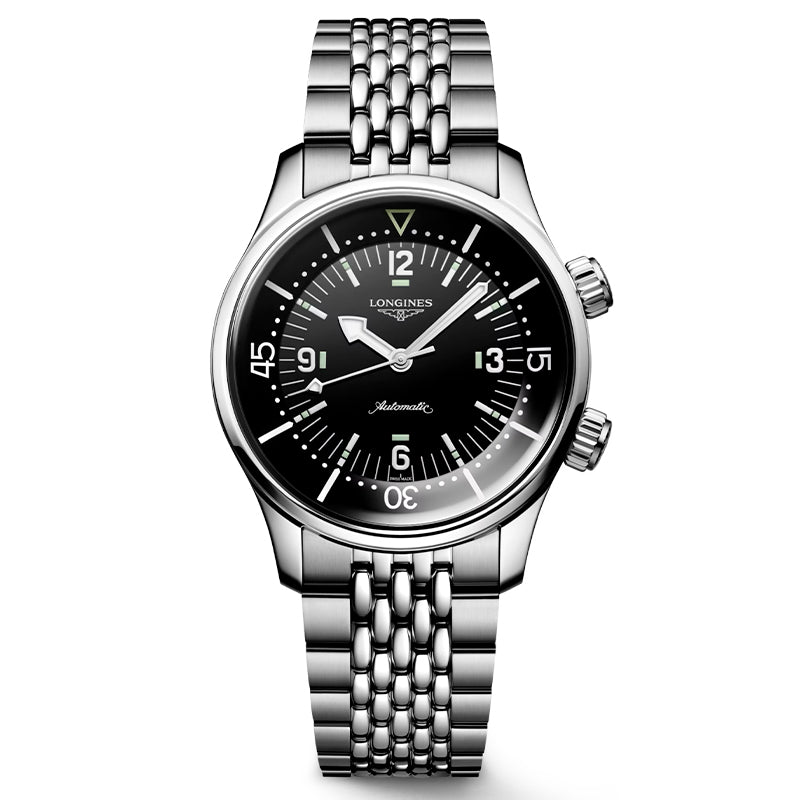 Longines black diver hotsell