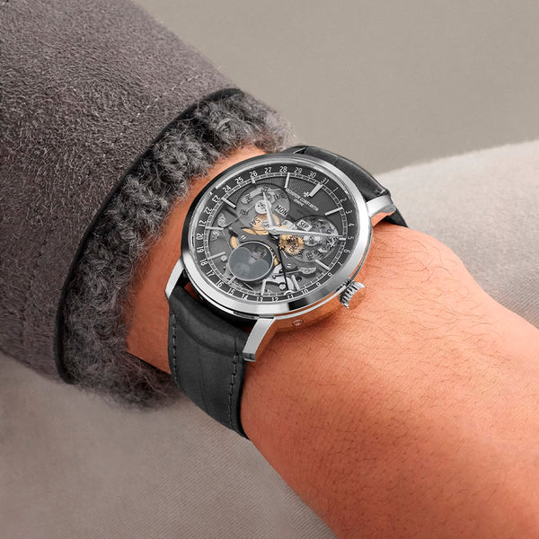 VACHERON CONSTANTIN TRADITIONELLE COMPLETE CALENDAR OPENFACE (Image 5)
