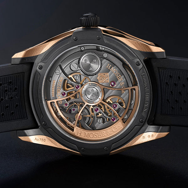 H. MOSER & CIE. PIONEER FLYING HOURS AVENTURINE (Image 2)
