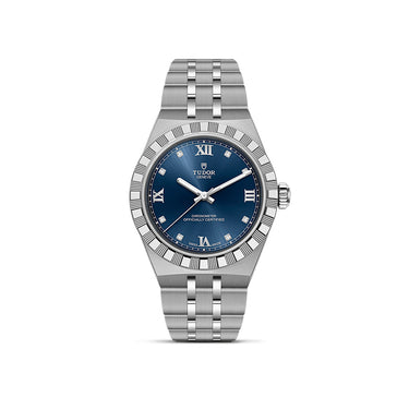 TUDOR ROYAL 30 STAINLESS STEEL BLUE