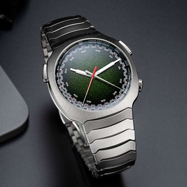 H. MOSER & CIE. STREAMLINER FLYBACK CHRONOGRAPH AUTOMATIC MATRIX GREEN FUME (Image 3)