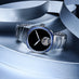 H MOSER STREAMLINER STEEL TOURBILLON BLUE SAPPHIRE BEZEL VANTABLACK DIAL ON BRACELET (Thumbnail 2)