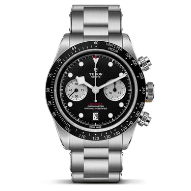 TUDOR BLACK BAY CHRONO STEEL 41MM FIXED BEZEL BLACK