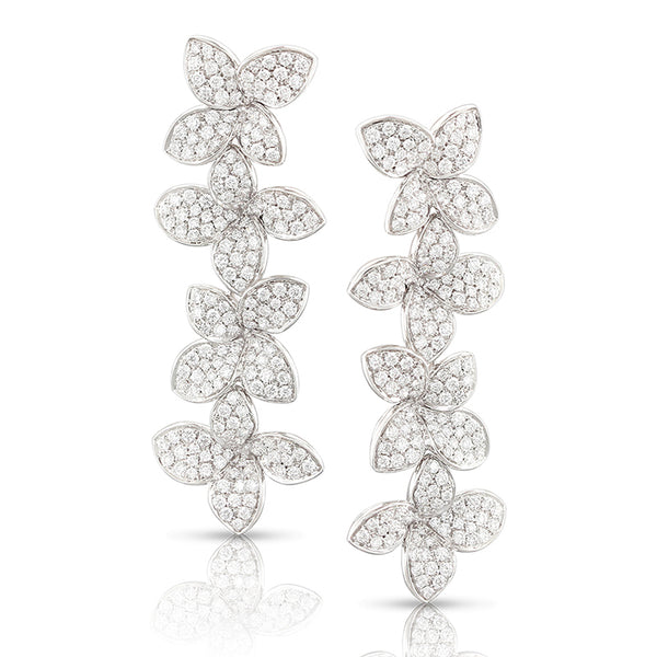 PASQUALE BRUNI "GODDESS GARDEN" 18CT WHITE DIAMOND EARRINGS (Image 1)