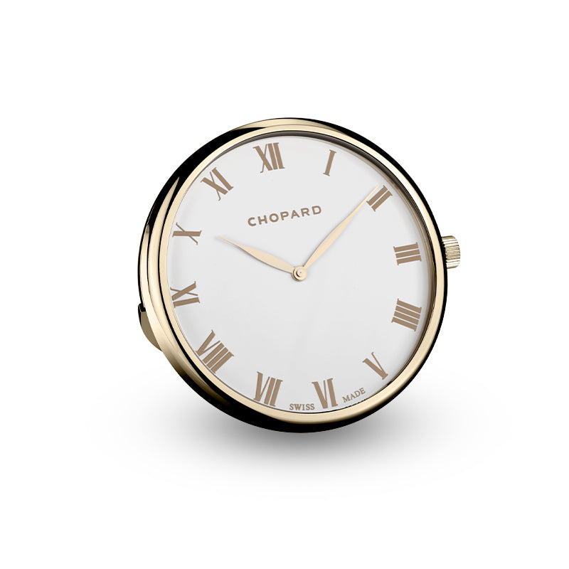 CHOPARD ROSE GOLD TONED CLASSIC TABLE CLOCK