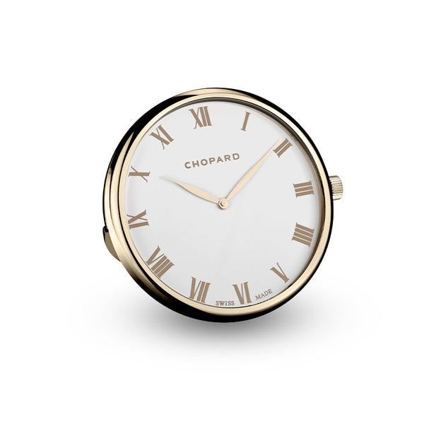 CHOPARD ROSE GOLD-TONED CLASSIC TABLE CLOCK (Image 1)