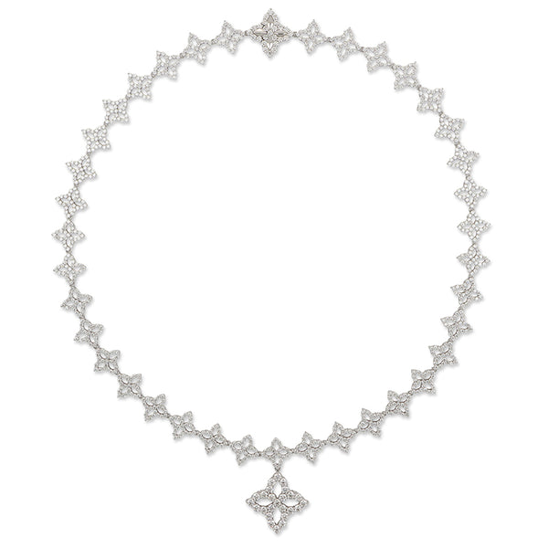 ROBERTO COIN 'DIAMOND PRINCESS' 18CT WHITE GOLD DIAMOND NECKLACE (Image 1)
