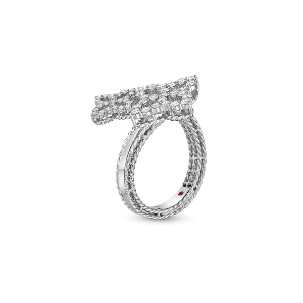 ROBERTO COIN 'DIAMOND PRINCESS' 18CT WHITE GOLD DIAMOND RING (Image 3)