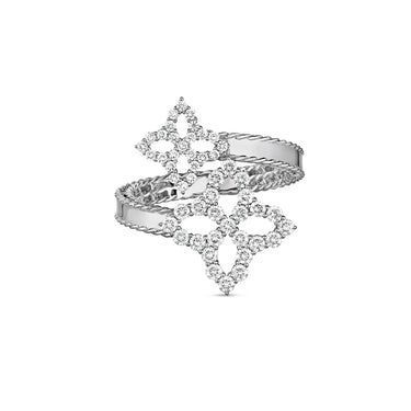 ROBERTO COIN 'DIAMOND PRINCESS' 18CT WHITE GOLD DIAMOND RING
