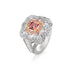 PLATINUM 0.50CT ARGYLE PINK DIAMOND PRINCESS CUT DIAMOND RING (Thumbnail 3)