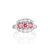 ARGYLE PINK DIAMOND AND WHITE DIAMOND RING TRILOGY RING SET IN PLATINUM & ROSE GOLD (Thumbnail 1)
