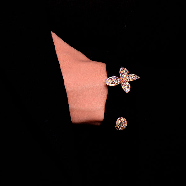 PASQUALE BRUNI 'GIARDINI SEGRETI' 18CT ROSE GOLD WHITE AND CHAMPAGNE DIAMOND BRACELET (Image 2)