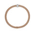 FOPE 'SOLO' 18CT ROSE GOLD AND 18CT WHITE GOLD PAVE SET DIAMOND BRACELET (Thumbnail 3)