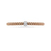 FOPE 'SOLO' 18CT ROSE GOLD AND 18CT WHITE GOLD PAVE SET DIAMOND BRACELET (Thumbnail 2)