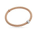 FOPE 'SOLO' 18CT ROSE GOLD AND 18CT WHITE GOLD PAVE SET DIAMOND BRACELET (Thumbnail 1)