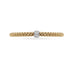 FOPE 'SOLO' 18CT YELLOW GOLD AND 18CT WHITE GOLD PAVE DIAMOND RONDELLE BRACELET (Thumbnail 2)