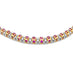 18CT YELLOW GOLD AND WHITE GOLD RUBY AND DIAMOND BRACELET (Thumbnail 4)