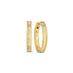 ROBERTO COIN 'PRINCESS' 18CT YELLOW GOLD AND DIAMOND HOOP EARRINGS (Thumbnail 1)
