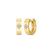 ROBERTO COIN ‘LOVE IN VERONA’ 18CT YELLOW GOLD DIAMOND HOOP EARRINGS (Thumbnail 1)