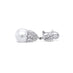 18CT WHITE GOLD GREY SOUTH SEA PEARL AND DIAMOND DROP EARRINGS (Thumbnail 3)