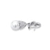 18CT WHITE GOLD GREY SOUTH SEA PEARL AND DIAMOND DROP EARRINGS (Thumbnail 4)
