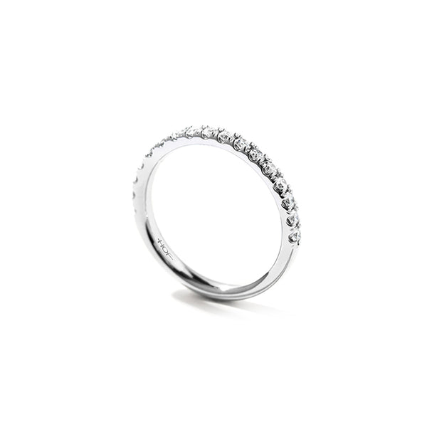 HEARTS ON FIRE 'ACCLAIM' 18CT WHITE GOLD DIAMOND BAND (Image 2)