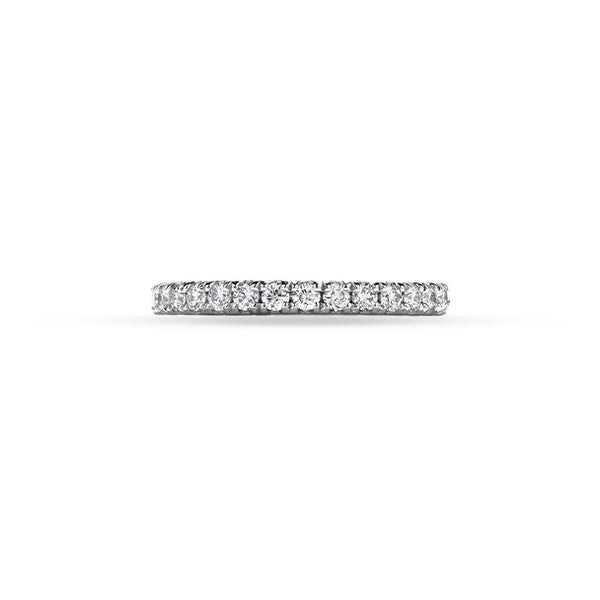 HEARTS ON FIRE 'ACCLAIM' 18CT WHITE GOLD DIAMOND BAND (Image 1)