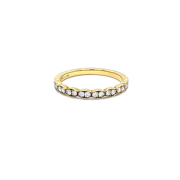 HEARTS ON FIRE 'LORELEI FLORAL' 18CT YELLOW GOLD DIAMOND RING (Image 2)