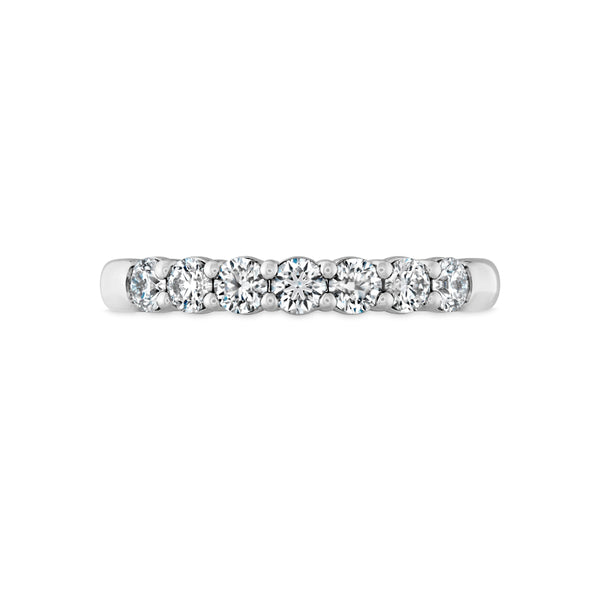 HEARTS ON FIRE 'SIGNATURE 7 STONE' 18CT WHITE GOLD DIAMOND RING (Image 1)