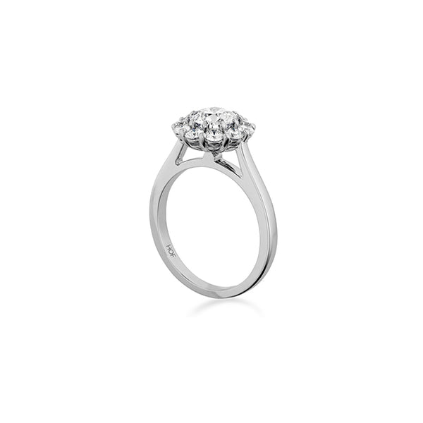 HEARTS ON FIRE 'BELOVED' 18CT WHITE GOLD OPEN GALLERY DIAMOND RING (Image 3)