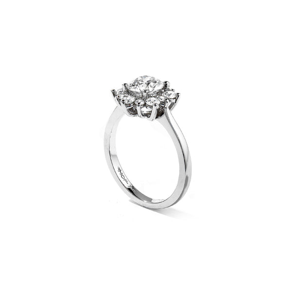 HEARTS ON FIRE 'DELIGHT LADY DI' 18CT WHITE GOLD 0.32CT DIAMOND RING (Image 3)