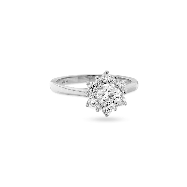 HEARTS ON FIRE 'DELIGHT LADY DI' 18CT WHITE GOLD 0.32CT DIAMOND RING (Image 2)