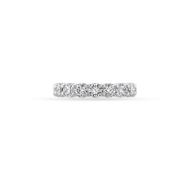 HEARTS ON FIRE 'SIGNATURE ETERNITY' 18CT WHITE GOLD 0.45CT DIAMOND RING