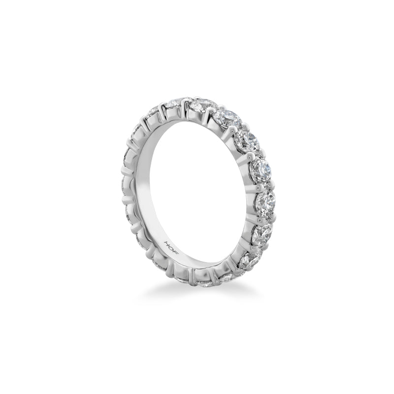 18ct white gold half deals eternity ring