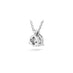 HEARTS ON FIRE 'CLASSIC THREE PRONG SOLITAIRE' 18CT WHITE GOLD  0.704CT DIAMOND PENDANT (Thumbnail 3)