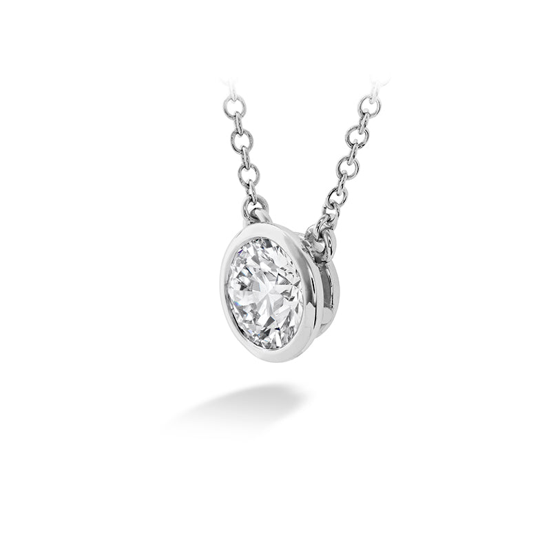 Bezel deals solitaire necklace