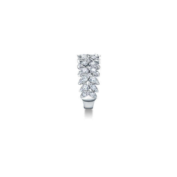 HEARTS ON FIRE 'AERIAL DOUBLE DEWDROP' 18CT WHITE GOLD DIAMOND RING (Image 3)
