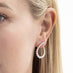HEARTS ON FIRE 'AERIAL REGAL' 18CT WHITE GOLD SMALL DIAMOND HOOP EARRINGS (Thumbnail 2)