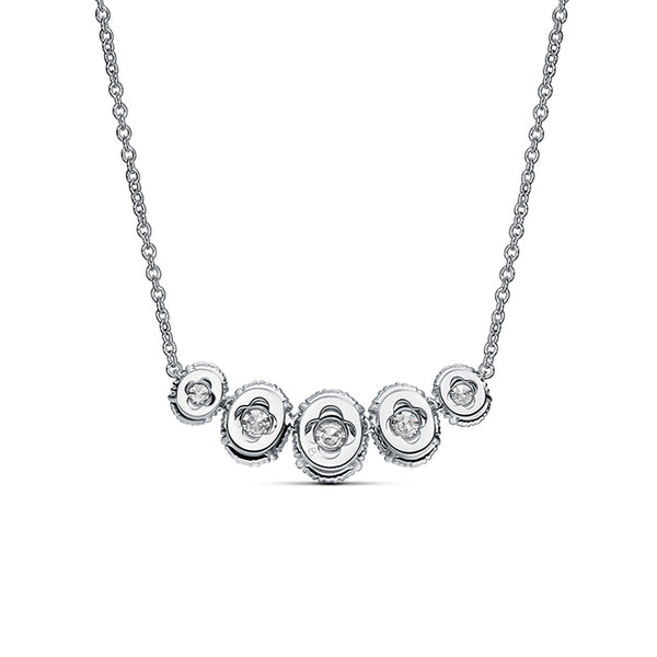 HEARTS ON FIRE 'ELLIPSE' 18CT WHITE GOLD DIAMOND NECKLACE (Image 2)