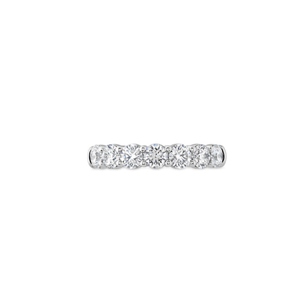 HEARTS ON FIRE SIGNATURE 18CT WHITE GOLD 1.22CT SEVEN STONE DIAMOND RING (Image 1)