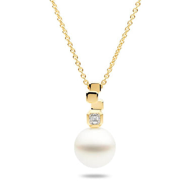 NOUVEAU MERIDIAN PENDANT, YELLOW GOLD